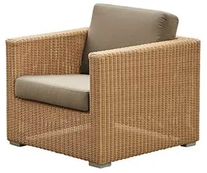 Cane-Line Chester loungestol, Natural, hynde i taupe